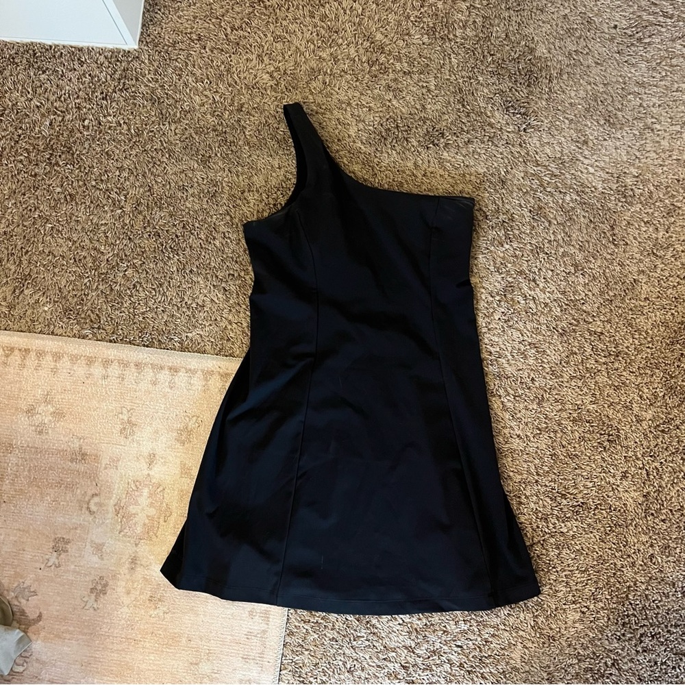 Outdoor Voices One Shoulder Dress Black - Picture 2 of 3